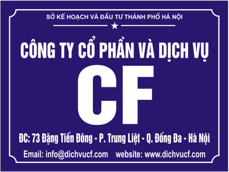 Dịch vụ làm biển hiệu công ty giá rẻ, giao nhanh trong ngày 8 Biển hiệu làm bằng mica