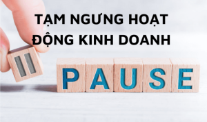 Thu tuc tam ngung hoat dong cong ty theo Luat